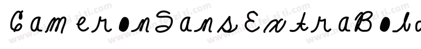 CameronSansExtraBold字体转换