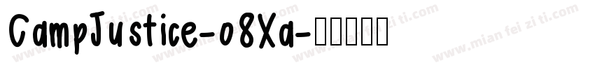 CampJustice-o8Xa字体转换