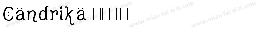 Candrika字体转换