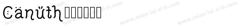 Canuth字体转换