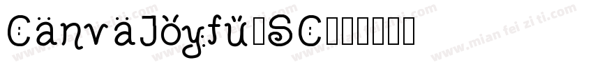 CanvaJoyfu1SC字体转换