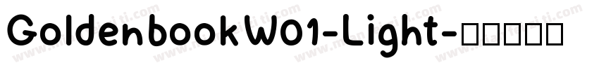 GoldenbookW01-Light字体转换
