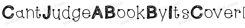 CantJudgeABookByItsCover-D3j9字体转换