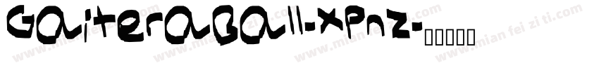 GaiteraBall-XPnZ字体转换