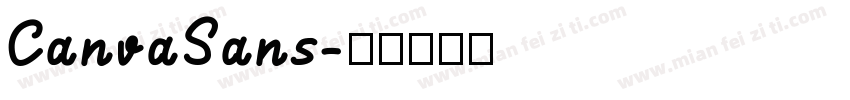 CanvaSans字体转换