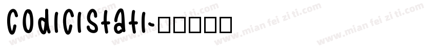 codicistati字体转换