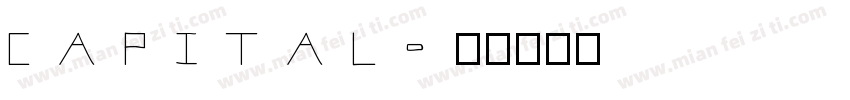 capital字体转换