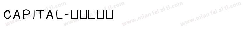 capital字体转换