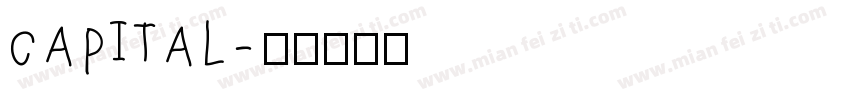 capital字体转换
