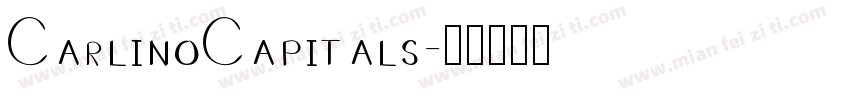 CarlinoCapitals字体转换