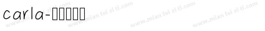 carla字体转换