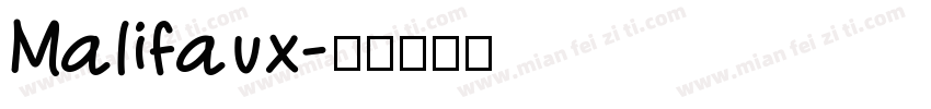 Malifaux字体转换