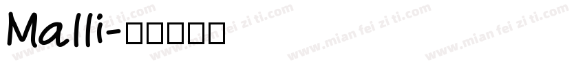 Malli字体转换