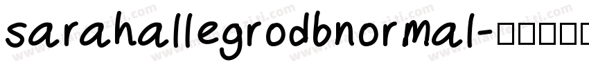 sarahallegrodbnormal字体转换