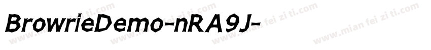BrowrieDemo-nRA9J字体转换