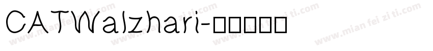 CATWalzhari字体转换
