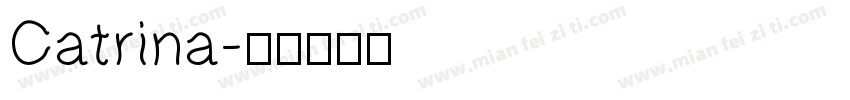 Catrina字体转换