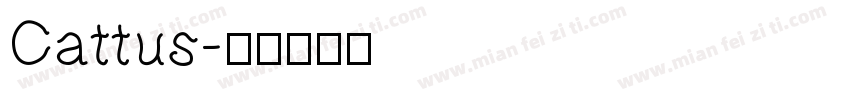 Cattus字体转换