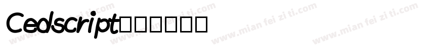 Cedscript字体转换