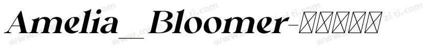 Amelia_Bloomer字体转换