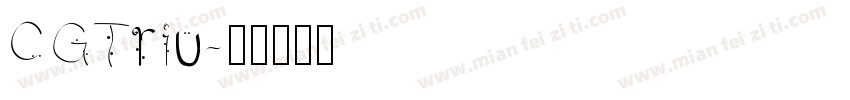 CGTriu字体转换