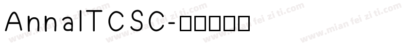 AnnaITCSC字体转换