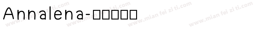 Annalena字体转换