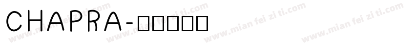 CHAPRA字体转换
