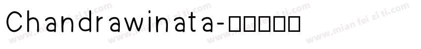 Chandrawinata字体转换