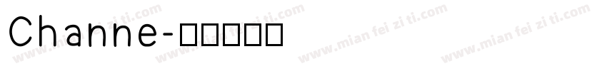 Channe字体转换