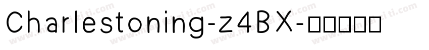 Charlestoning-z4BX字体转换