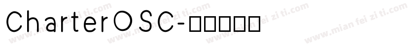 CharterOSC字体转换