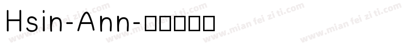 Hsin-Ann字体转换