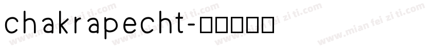 chakrapecht字体转换