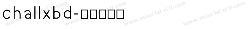 challxbd字体转换