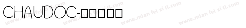 CHAUDOC字体转换