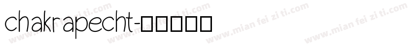 chakrapecht字体转换
