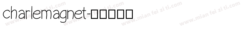 charlemagnet字体转换