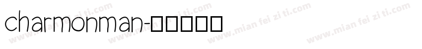 charmonman字体转换