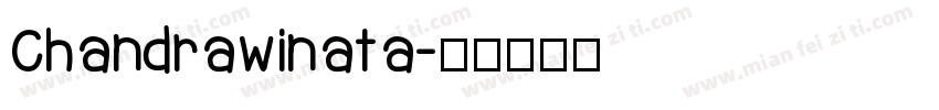 Chandrawinata字体转换