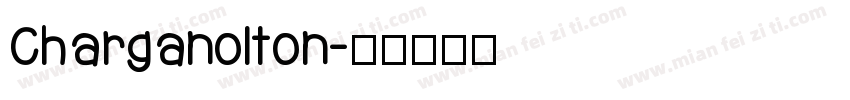Charganolton字体转换