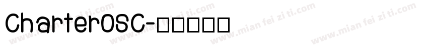 CharterOSC字体转换