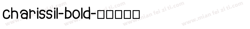charissil-bold字体转换