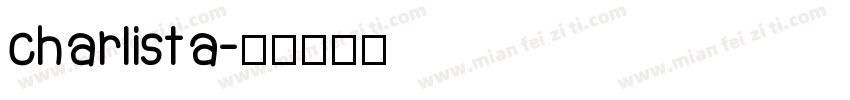 charlista字体转换