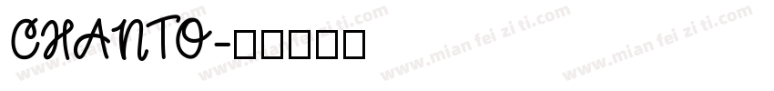 CHANTO字体转换