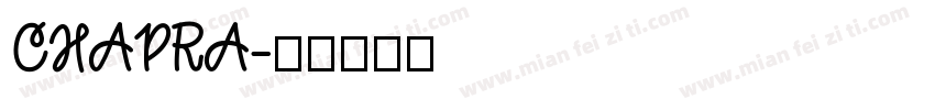 CHAPRA字体转换