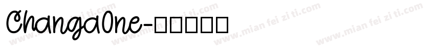 Changa0ne字体转换
