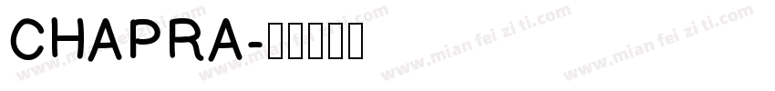 CHAPRA字体转换