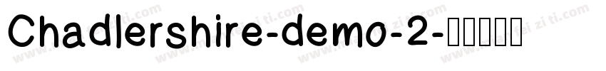Chadlershire-demo-2字体转换