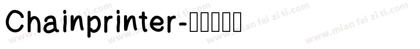 Chainprinter字体转换